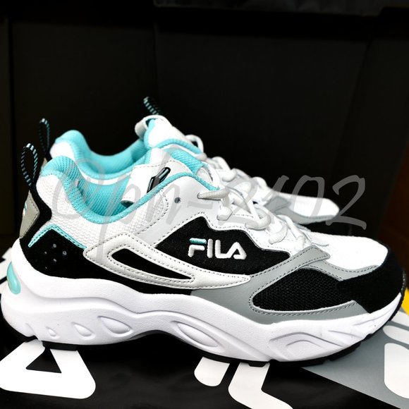 FILA‎ Ladies'  Shoes Green ( White/Black/Mint) - Picture 3 of 8